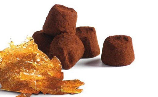 Sachet de 200g de Truffes au Chocolat aux éclats de Caramel au Beurre Salé